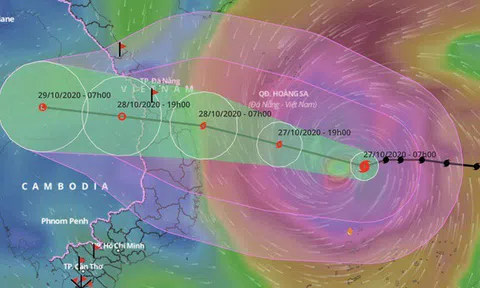 Sẵn sàng trực thăng cứu hộ dân bị ảnh hưởng bởi bão số 9